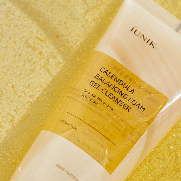IUNIK - Calendula Balancing Foam Gel Cleanser [150ml]