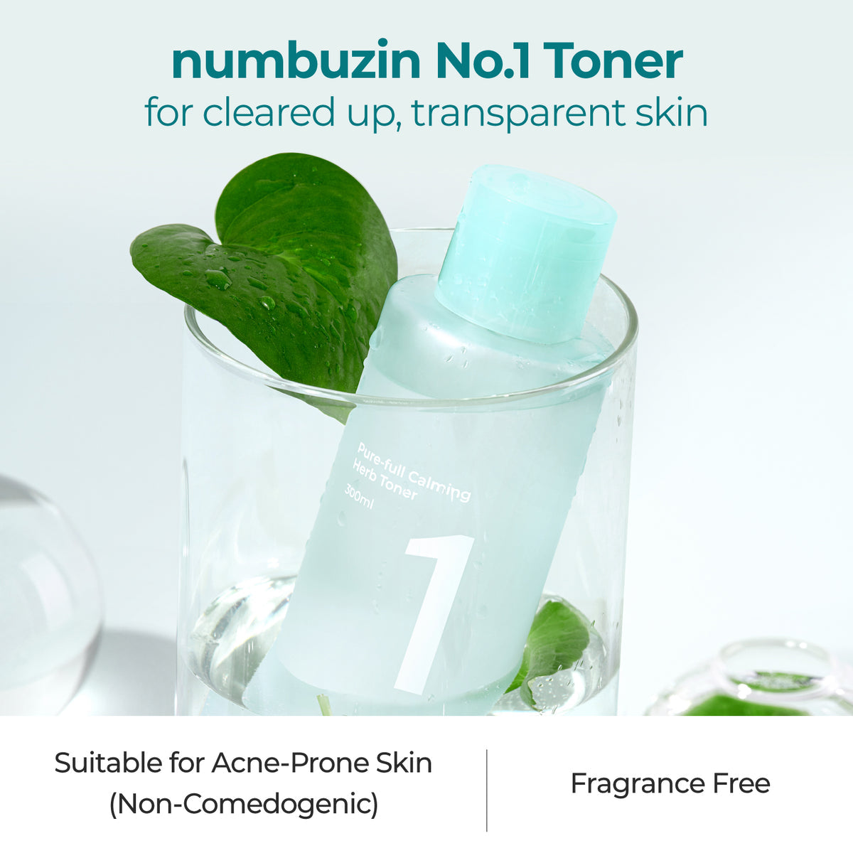 Numbuzin - No.1 Pure-full Calming Herb Toner [300ml]