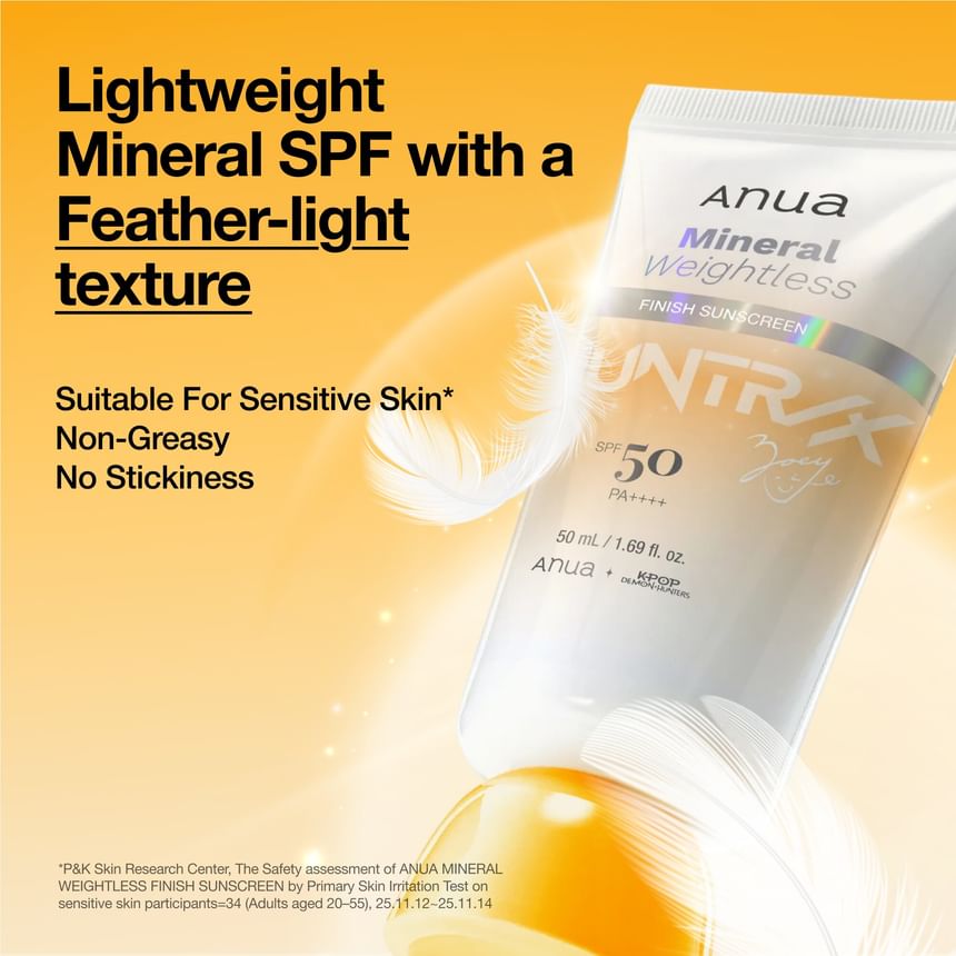 Anua - [KDH] Mineral Weightless Finish Sunscreen (50ml)