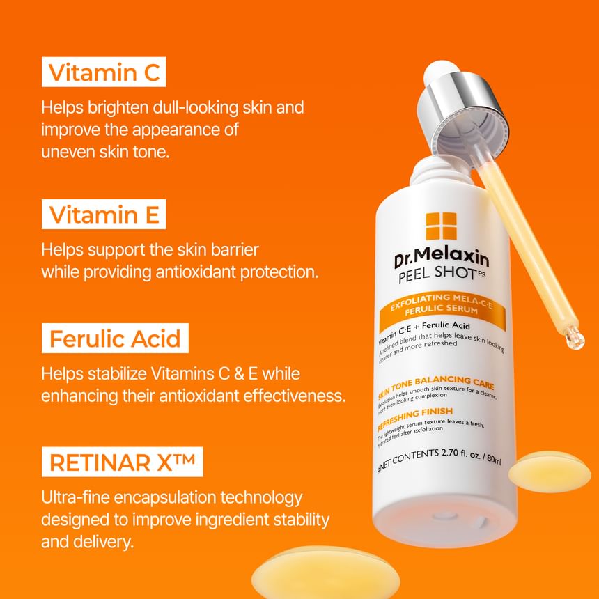 Dr.Melaxin - Peel Shot Exfoliating Mela-CE Ferulic Serum [80ml]