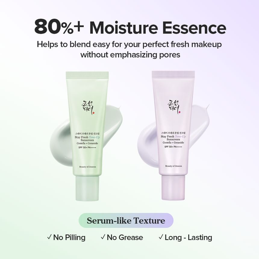 Beauty of Joseon - Stay Fresh Tone-Up Sunscreen (Green) (50ml)