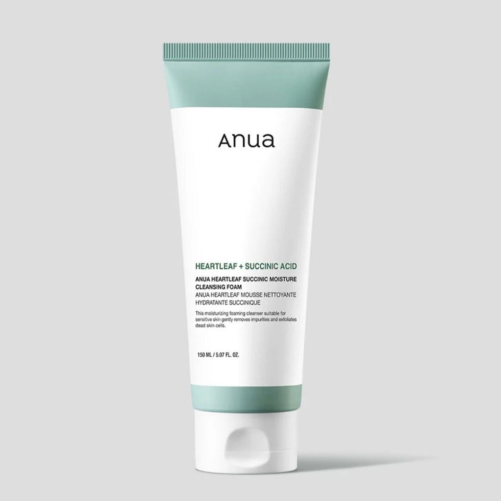 Anua Heartleaf Succinic Moisture Cleansing Foam (Renew) (150ml)