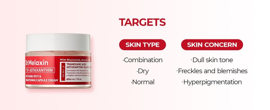 Dr.Melaxin - TX-Astaxanthin Anti-Dark Spot & Brightening Capsule Cream [50ml]