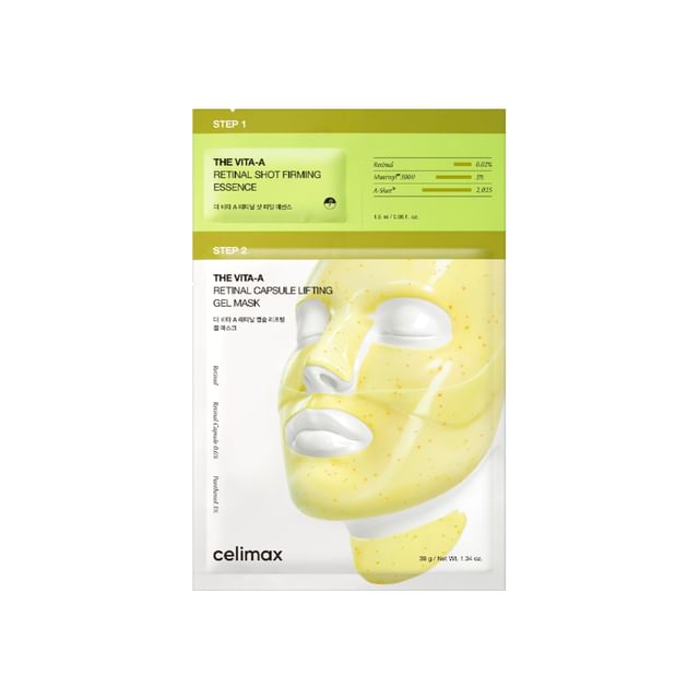 Celimax - The Vita-A Retinal Shot Tightening 2-Step Gel Mask [1ea]