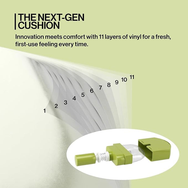 UNLEASHIA - Satin Wear Healthy-Green Cushion #27W Peach Tan