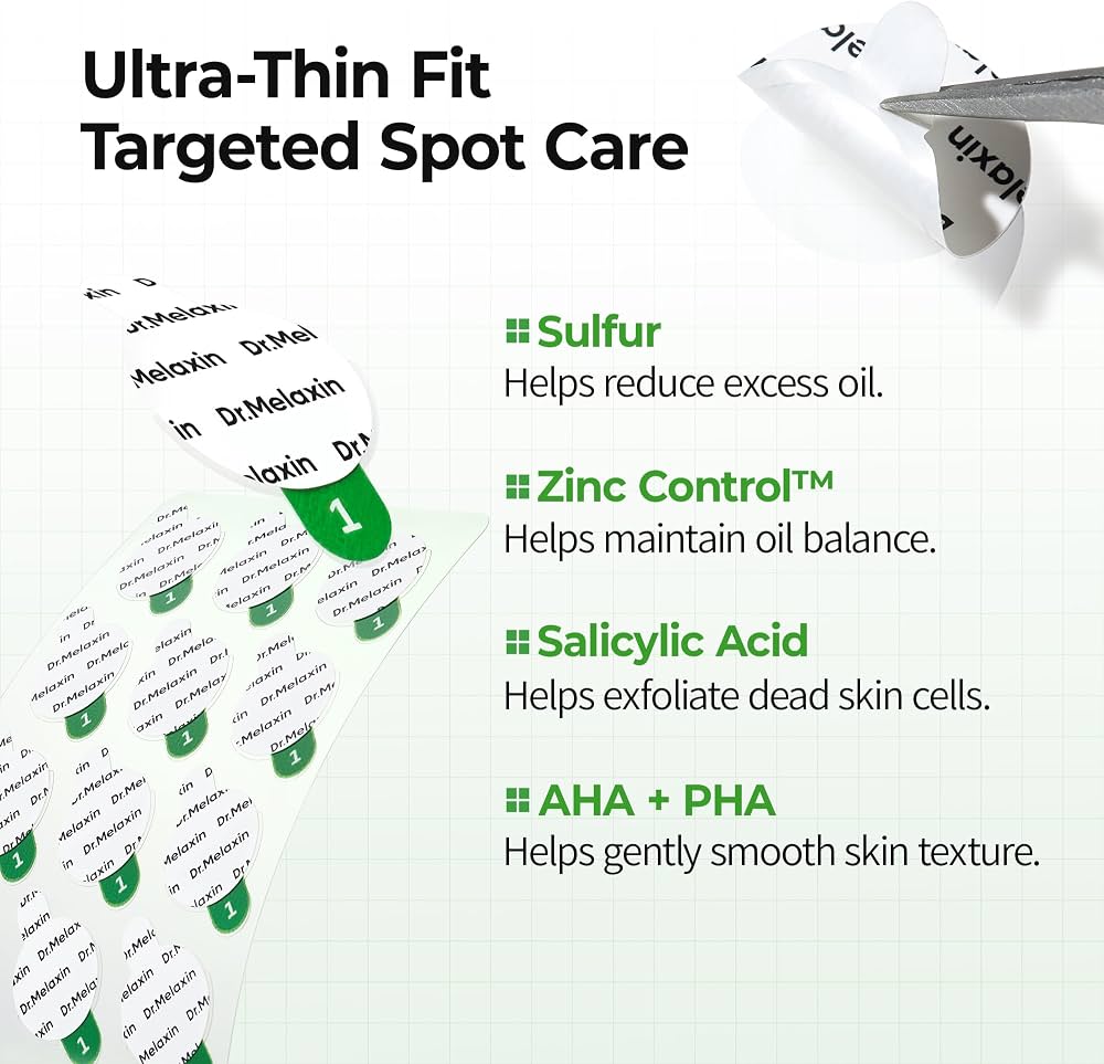 Dr.Melaxin - S-Zinc Zero-Fit Ultra Thin Blemish Spot Patch (72 Patches)