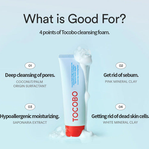 Tocobo - Coconut Clay Cleansing Foam [150ml]
