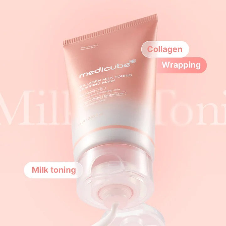 Medicube - Collagen Milk Toning Wrapping Mask [75ml]