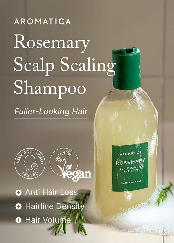 AROMATICA - Rosemary Scalp Scaling Shampoo Jumbo [NEW - 400ml]