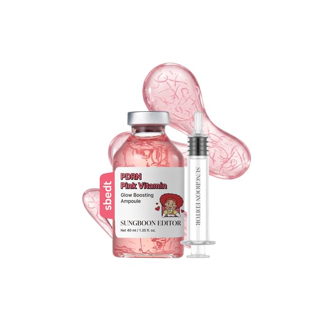 Sungboon Editor - (Toy Story Edition) Pink PDRN Glow Boosting Ampoule [40ml]