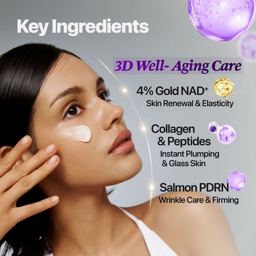 Numbuzin - No.9 NAD+ Gold 3D Firming Cream [50ml]