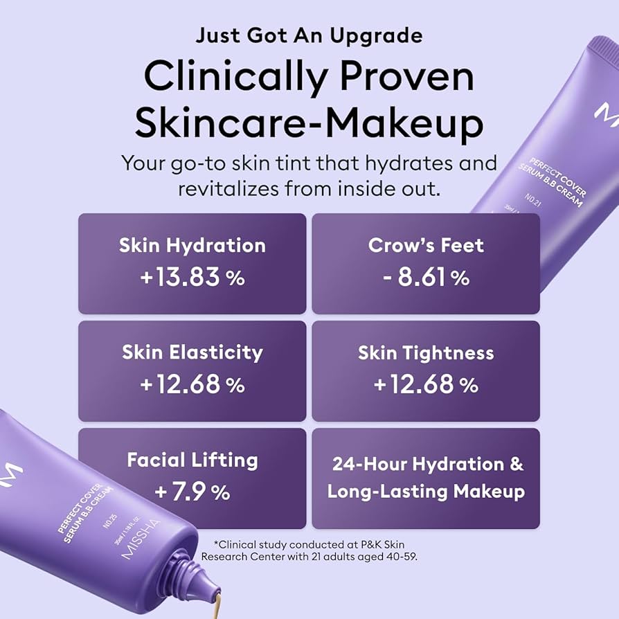Missha - M Perfect Cover Serum B.B Cream Pro #21 Light Beige (50ml)
