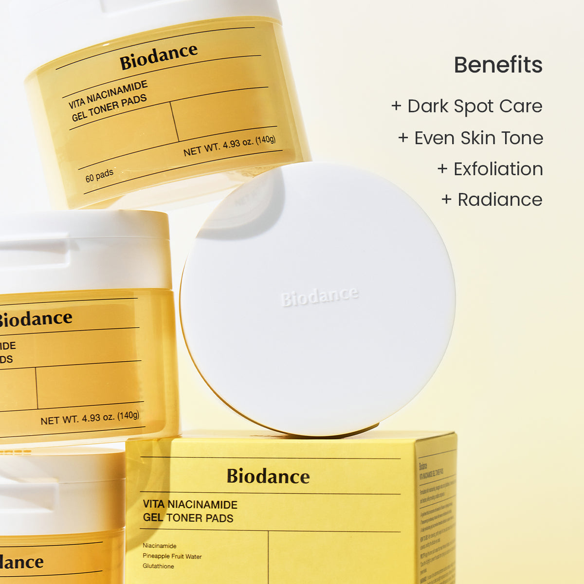 Biodance- Vita Niacinamide Gel Toner Pad [60ea]