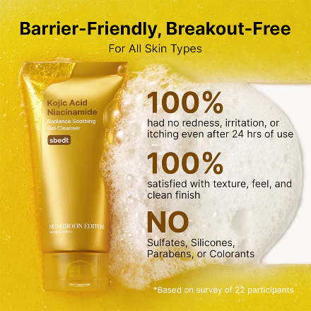 Sungboon Editor - Kojic Acid Niacinamide Radiance Soothing Gel Cleanser [120g]