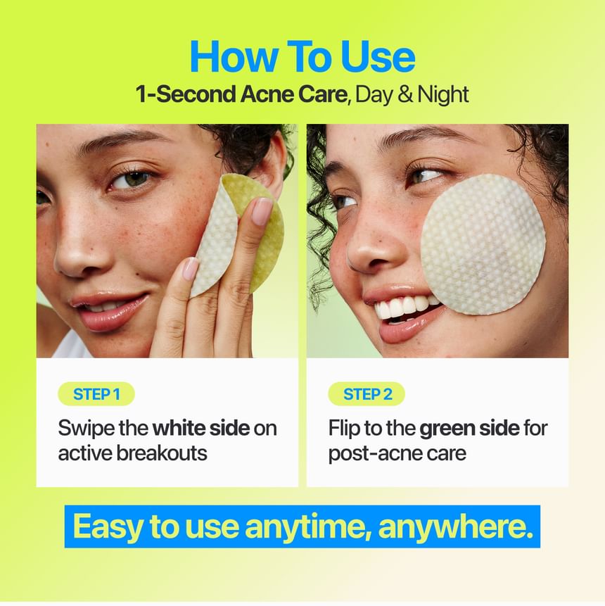 Numbuzin - No.0 Zero Blemish Azela Cica Balancing Dual Pads [210ml, 60 pads]