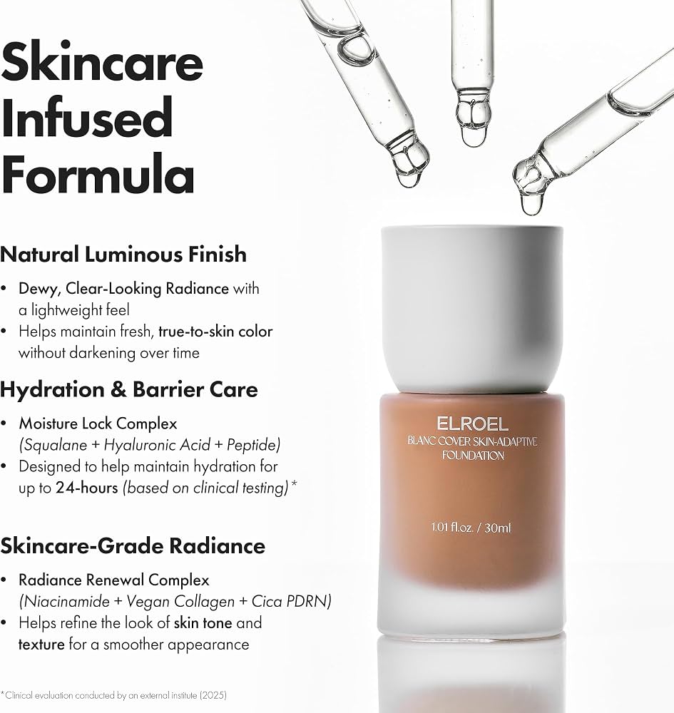 ELREOL - Blanc Cover Skin-Adaptive Foundation 200 Light Cool [30ml]