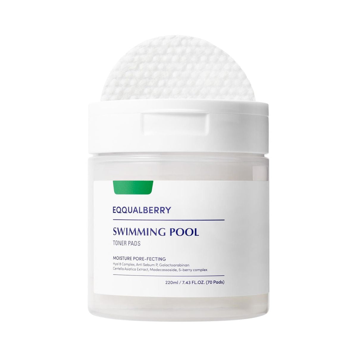 Eqqualberry - Swimming Pool Toner Pads (2025 Version, 70 pads)