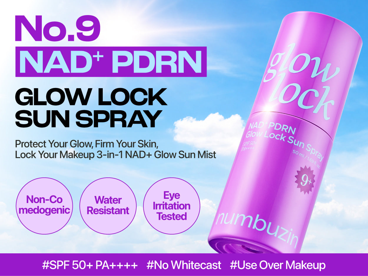 Numbuzin - No.9 NAD+ PDRN Glow Lock Sun Spray [50ml]