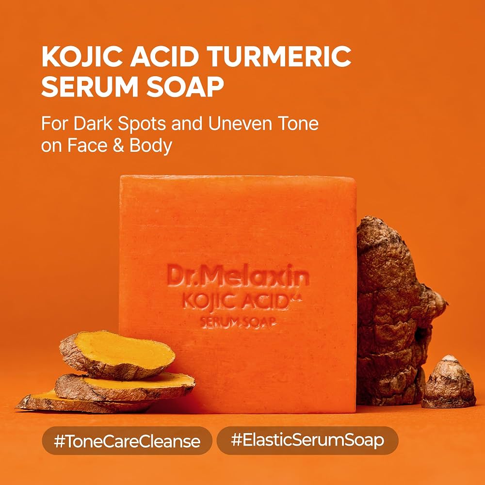 Dr.Melaxin - Kojic Acid Turmeric Serum Soap [110g]