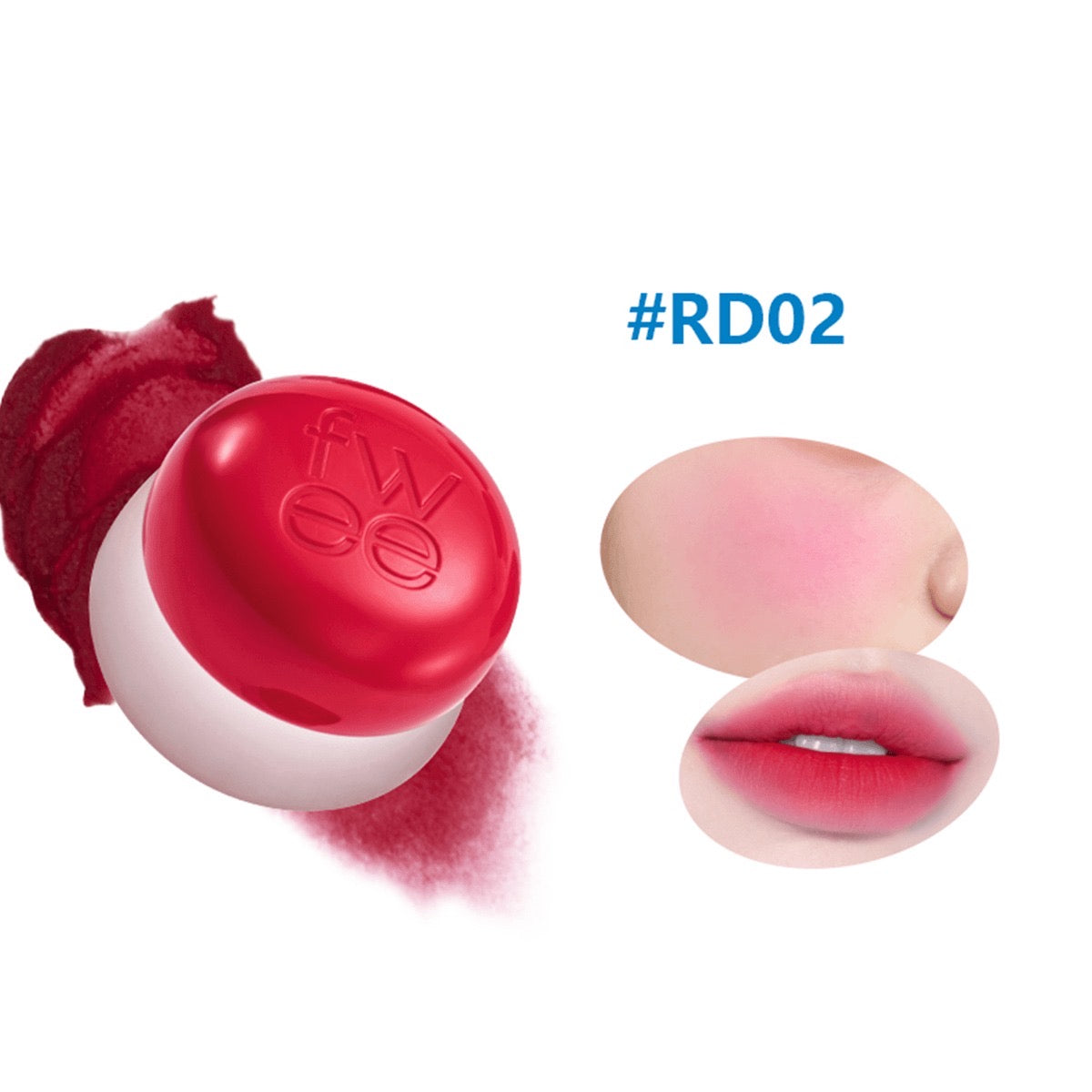 Fwee - [Keyring] Lip&Cheek Blurry Pudding Pot RD02 Mule (5g)