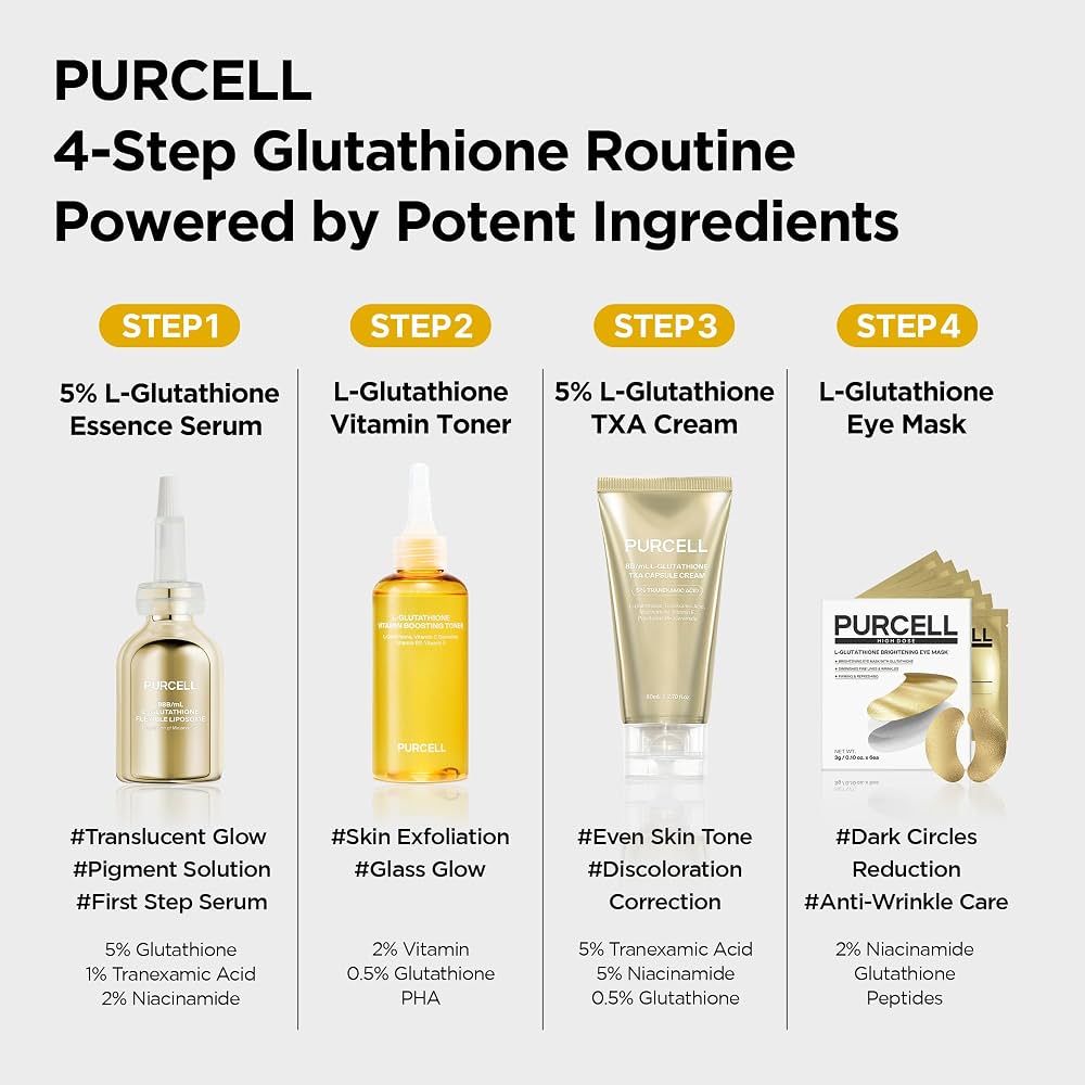 Purcell - 8B per mL L-Glutathione TXA Capsule Cream [80ml]