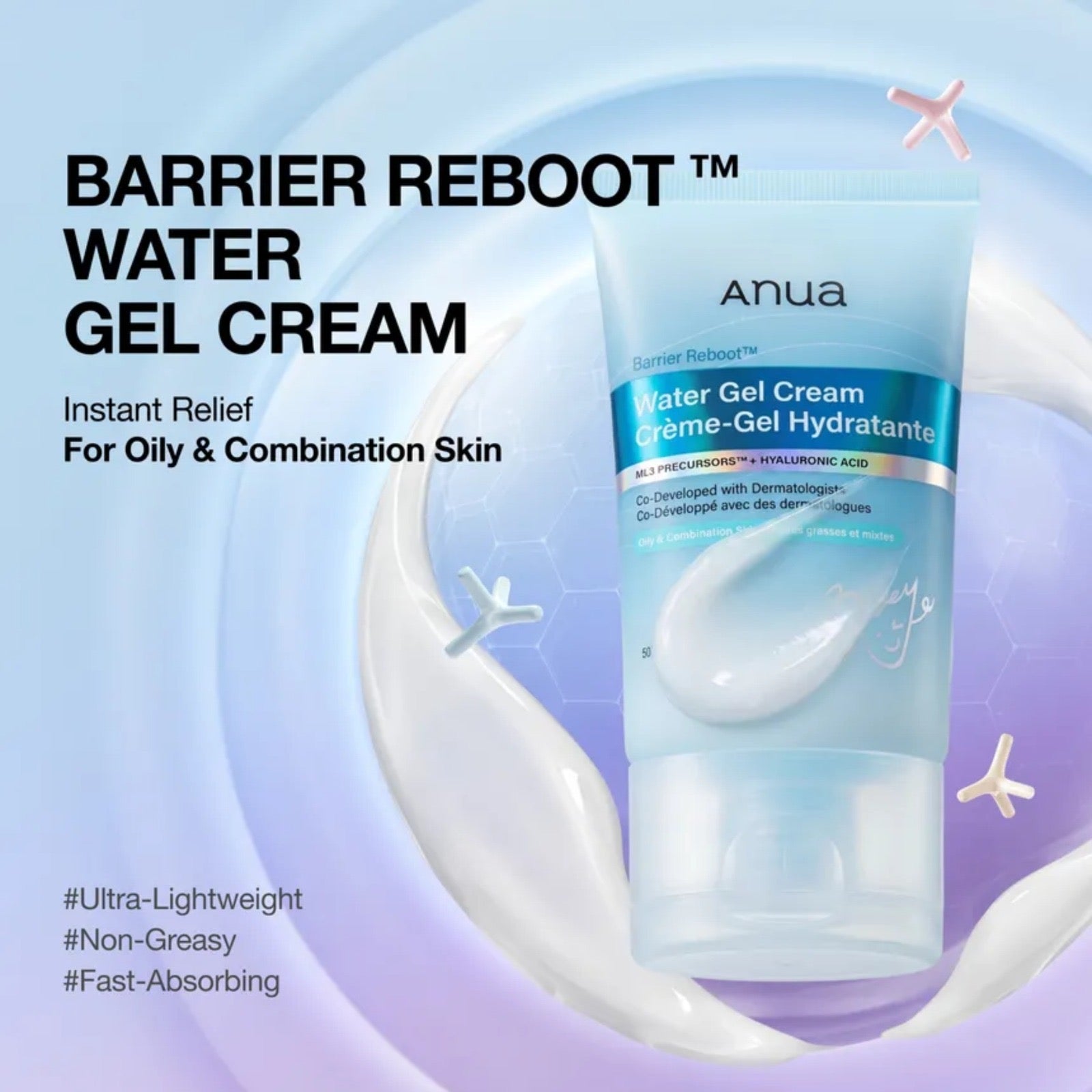 Anua - [KDH] Barrier Reboot Water Gel Cream (50ml)