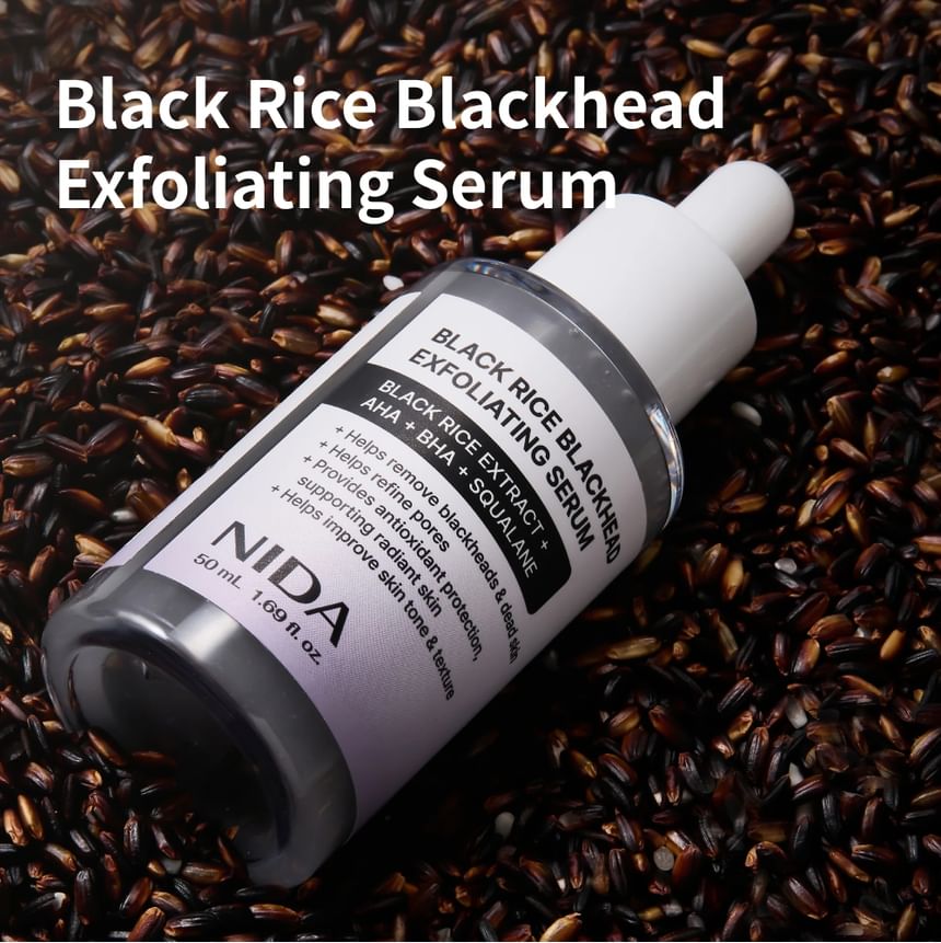 NIDA - Black Rice Blackhead Exfoliating Serum [50ml]