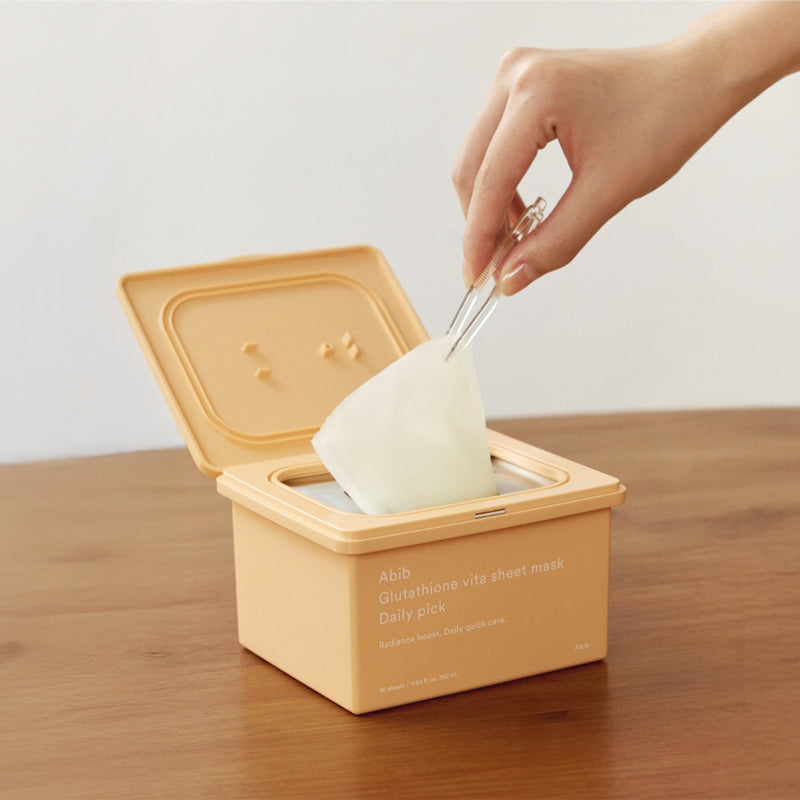 Abib - Glutathione vita sheet mask Daily pick [30 sheets]