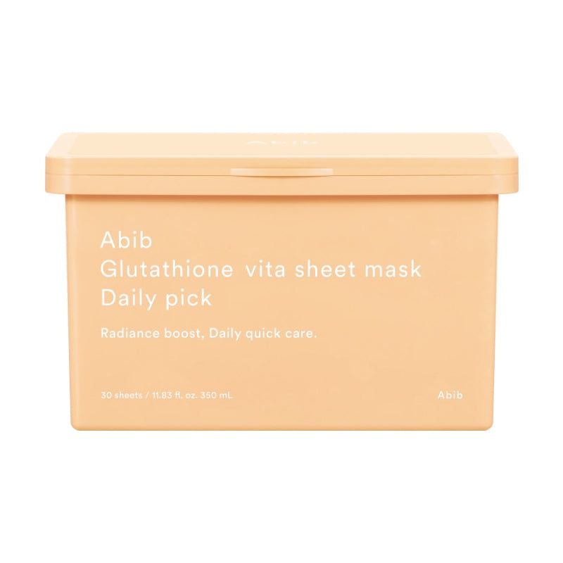Abib - Glutathione vita sheet mask Daily pick [30 sheets]