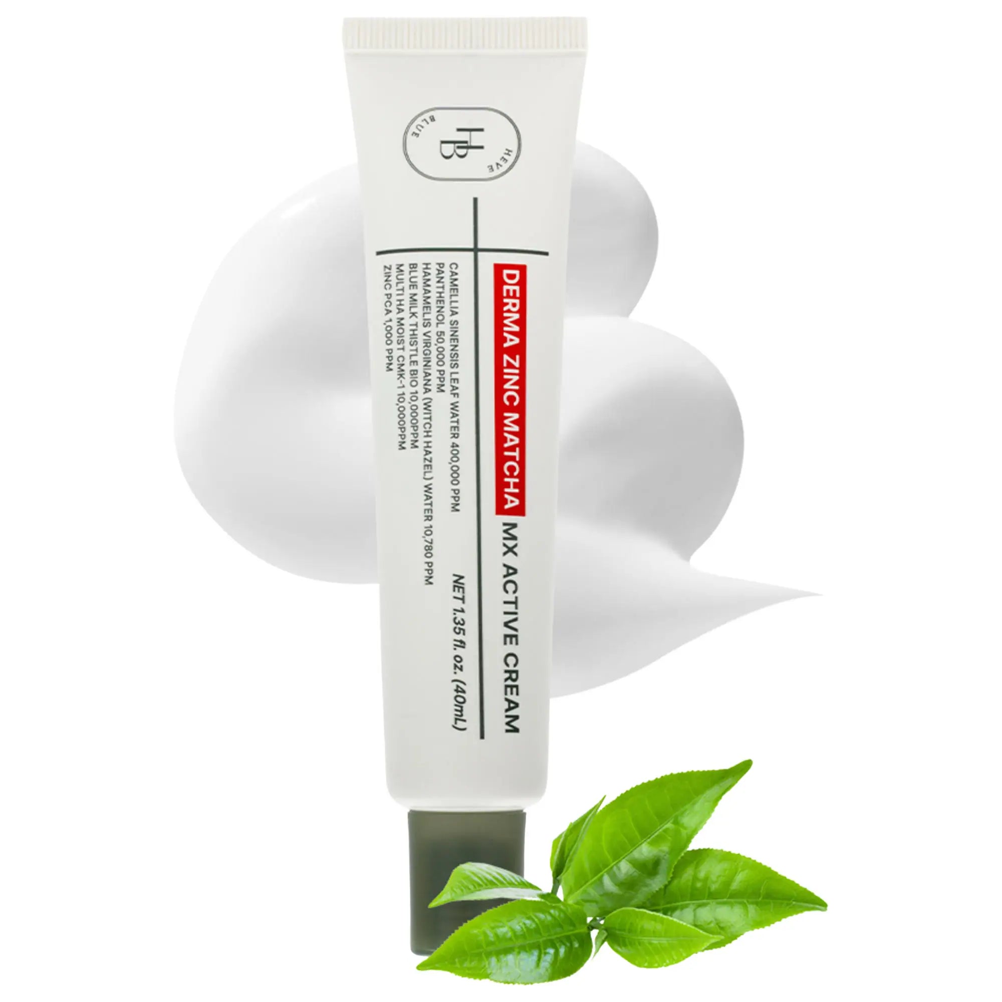 HEVEBLUE - Derma Zinc Matcha MX Active Cream (40ml)