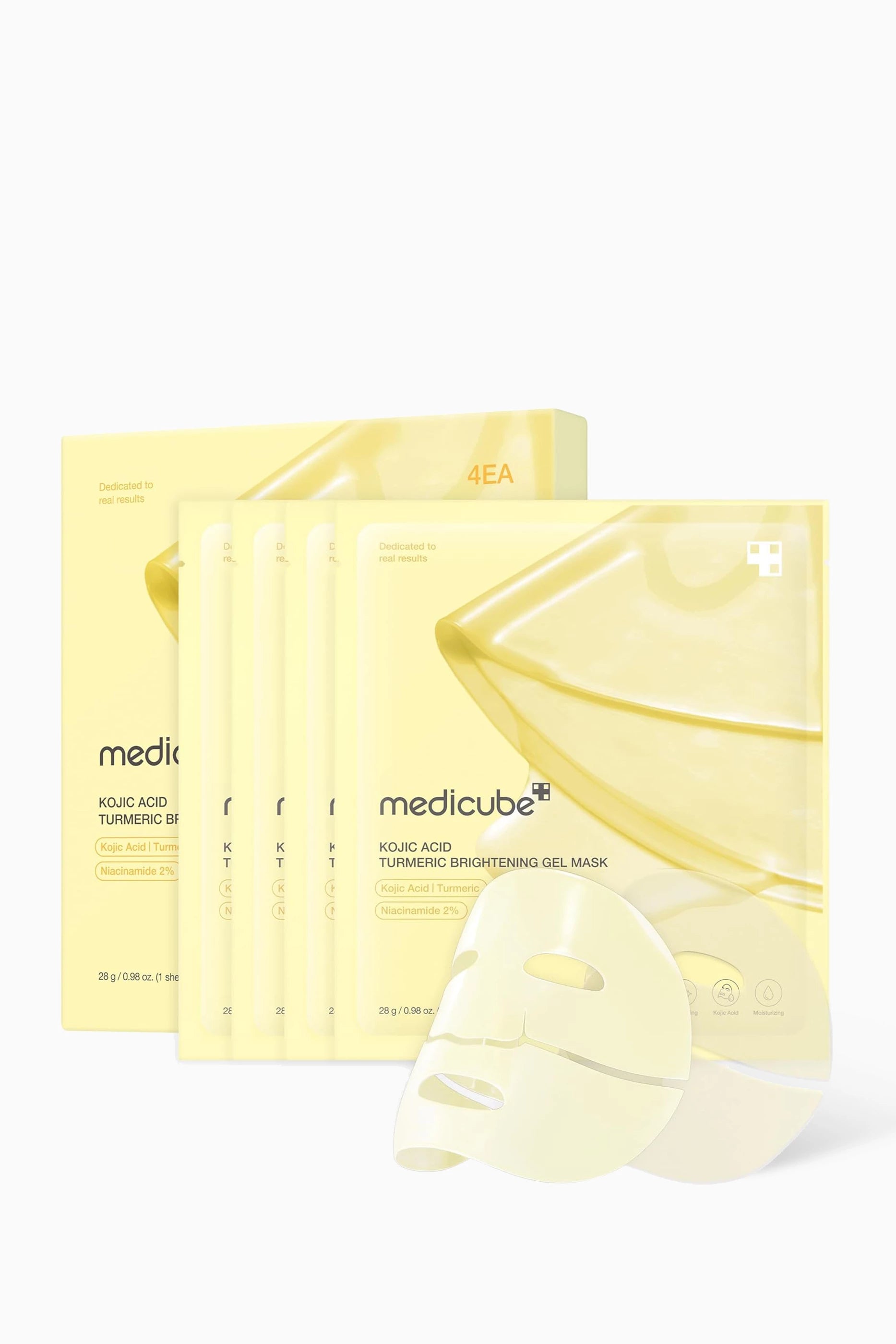 Medicube - Kojic Acid Turmeric Brightening Gel Mask (4EA)