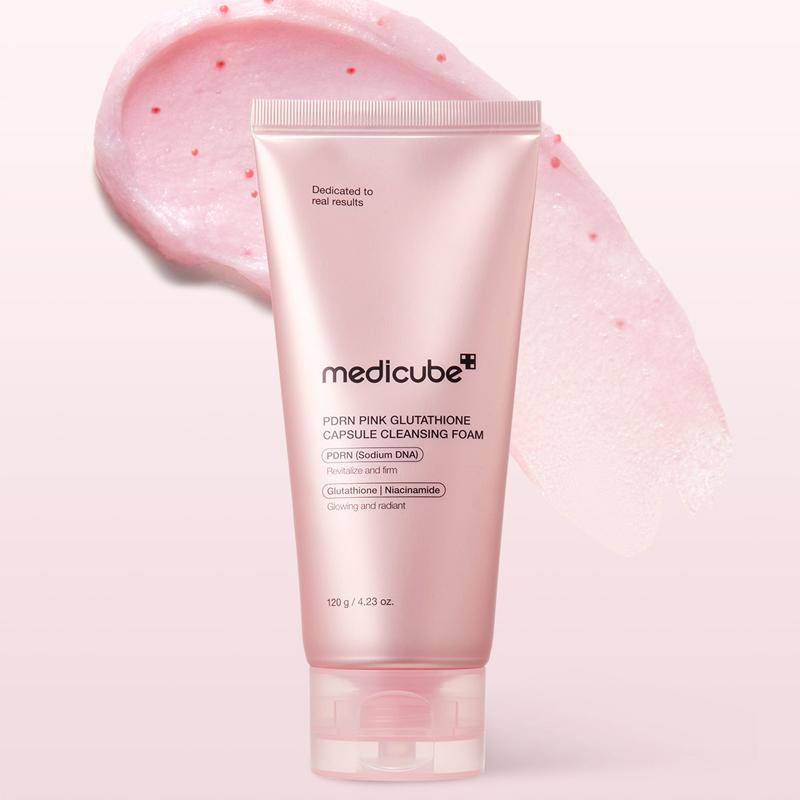 ⁠Medicube - PDRN Pink Glutathione Capsule Cleansing Foam (120g)
