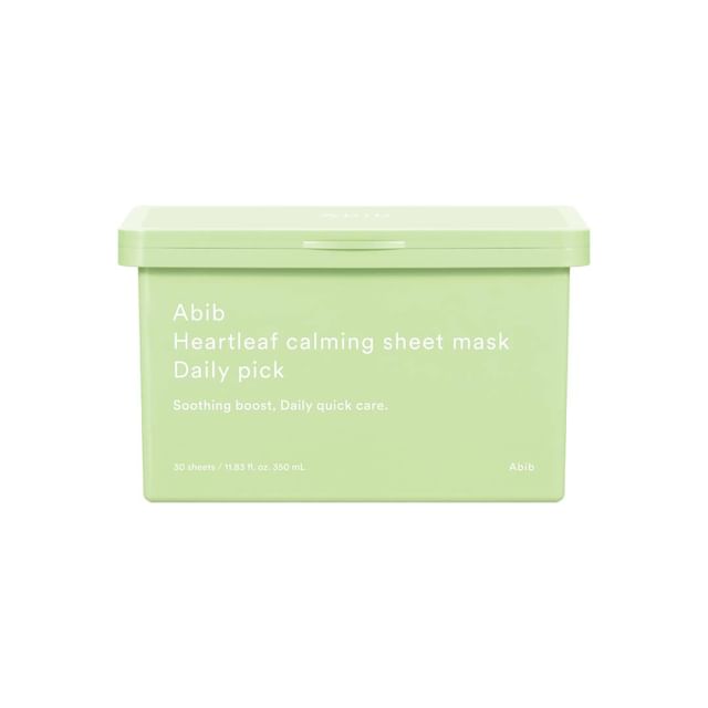 Abib - Heartleaf Calming Sheet Mask Daily Pick (30 sheets)