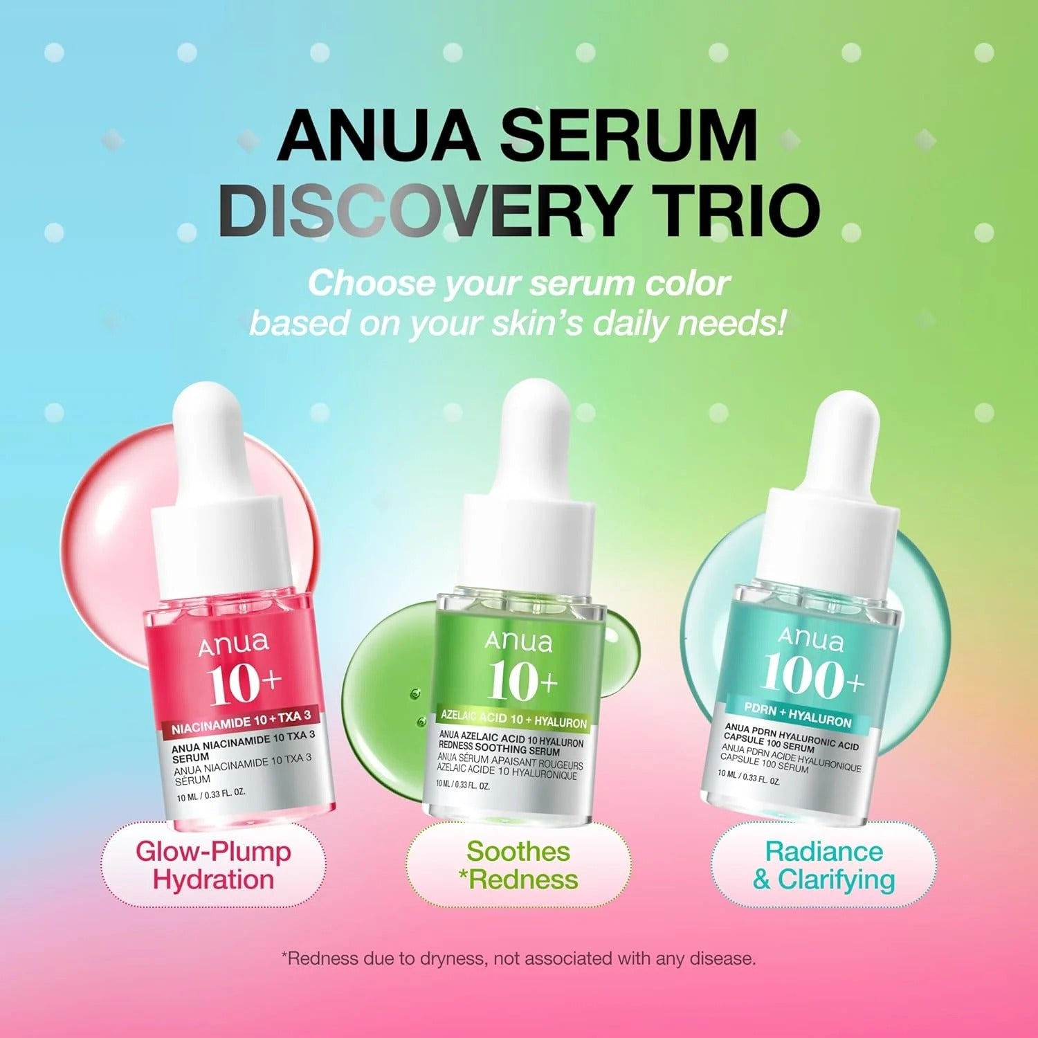 Anua -  Serum Mini Trio Set (3pcs)