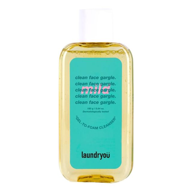 Laundryou - Clean Face Gargle Gel-to-Foam Cleanser Mild [160ml]