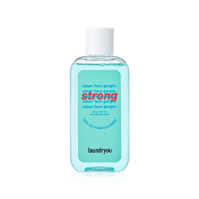 Laundryou - Clean Face Gargle Gel-to-Foam Cleanser Strong [160ml]