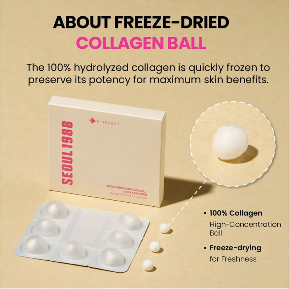 KSECRET - SEOUL 1988 Boosting Ball : Collagen 100%