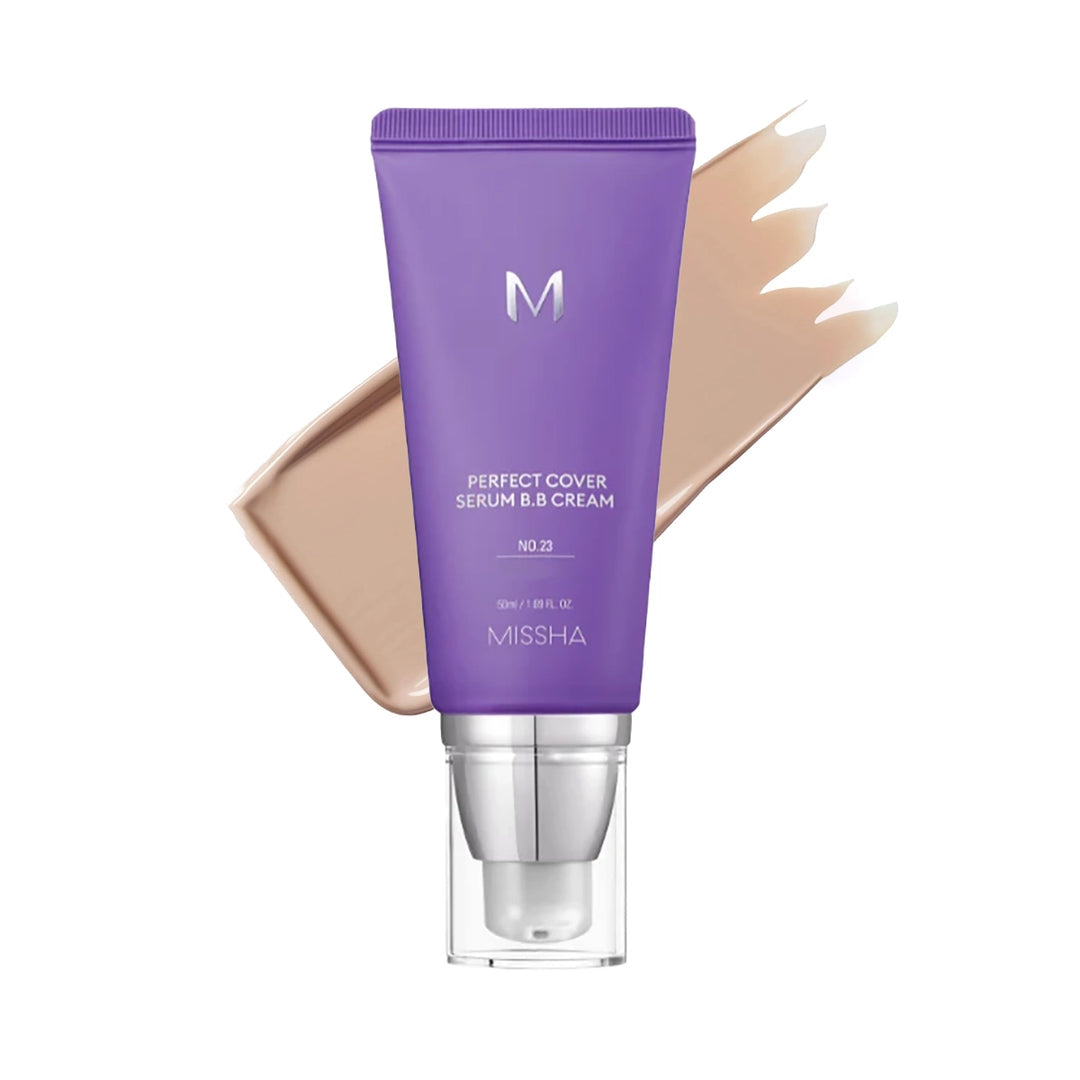 Missha - M Perfect Cover Serum B.B Cream #23 Natural Beige (50ml)