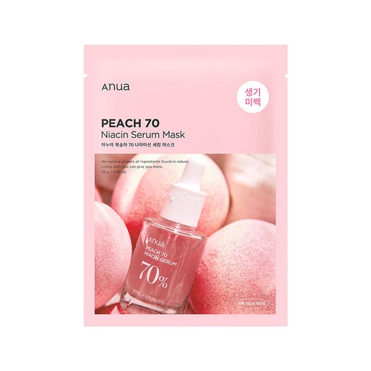 Anua - Peach 70 Niacin Serum Mask [25ml x 1 sheet]