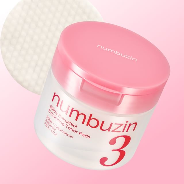 Numbuzin - No.3 Bifida Bakuchiol Exfoliating Toner Pads [70 pads]