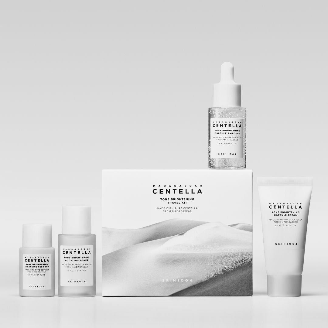 SKIN1004 - Madagascar Centella Tone Brightening Travel Kit (4pcs)