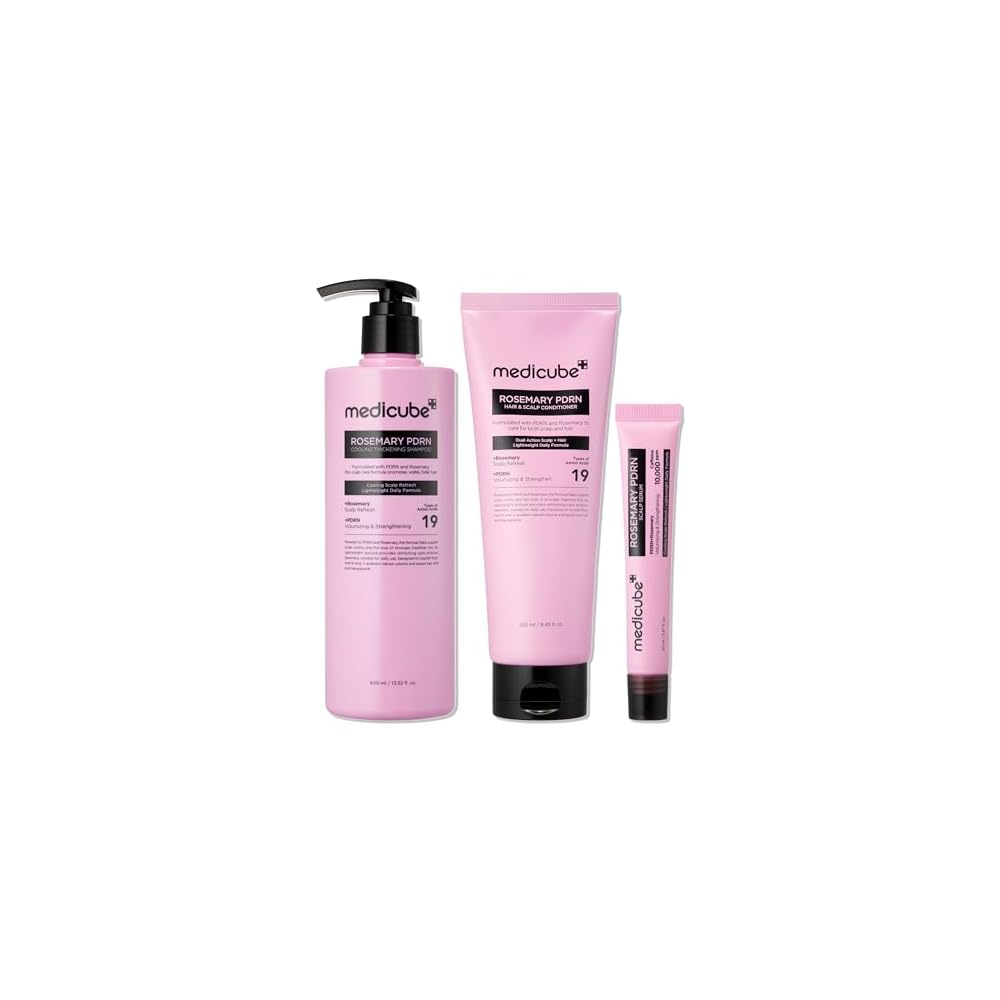 Medicube - Rosemary PDRN Hair Care Set: Shampoo, Conditioner & Serum