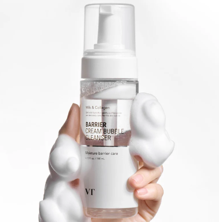 VT - Barrier Cream Bubble Cleanser [140ml]