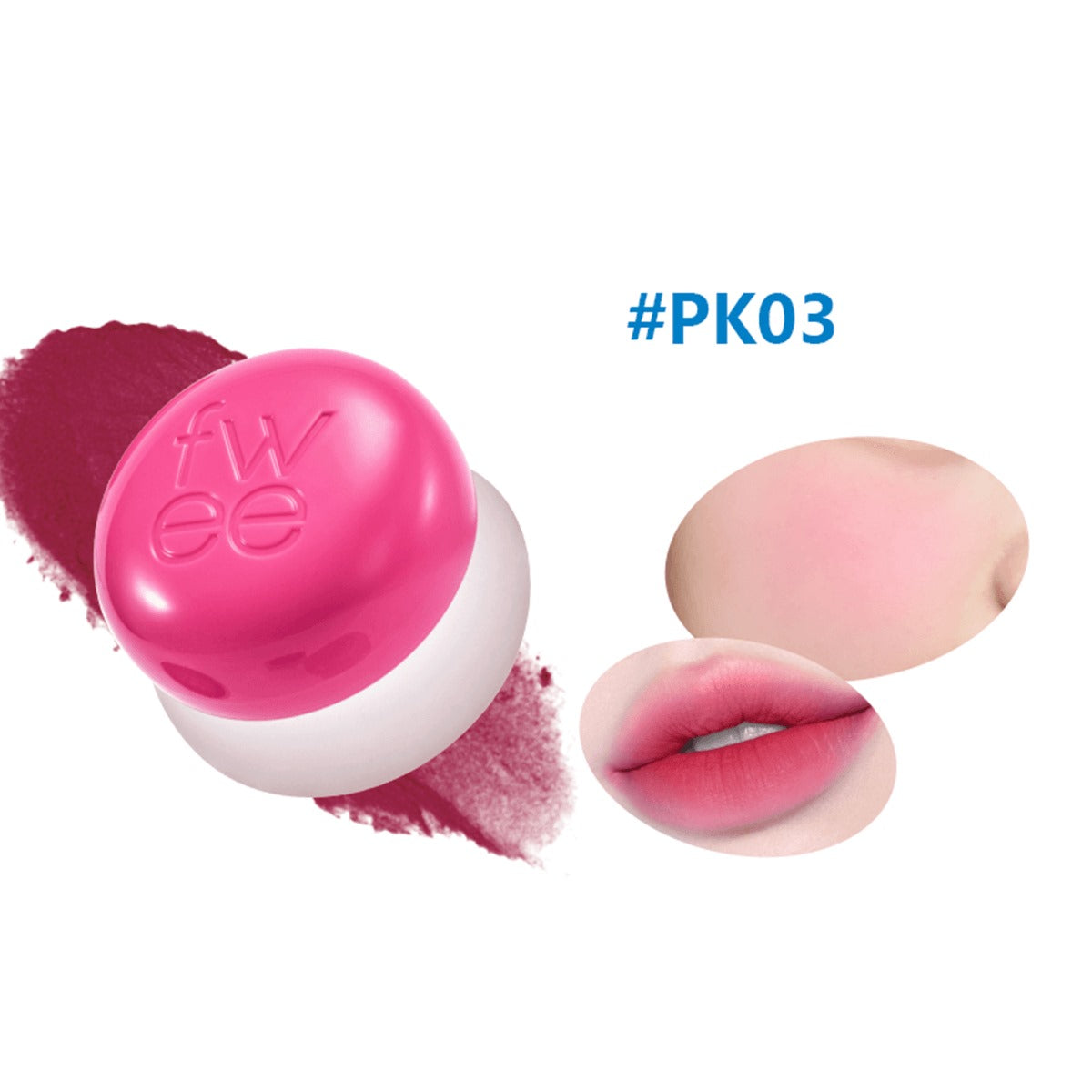 بودرة الشفاه والخدود الضبابية من فوي PK03 بالكرز (5 جرام)