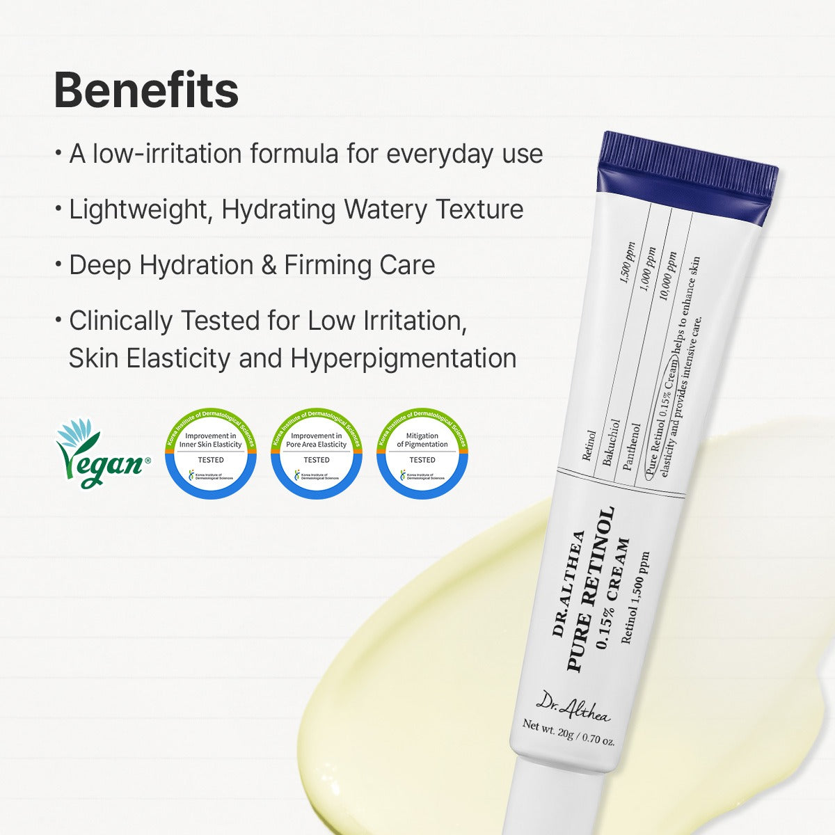 Dr.Althea - Pure Retinol 0.15% Cream [20g]