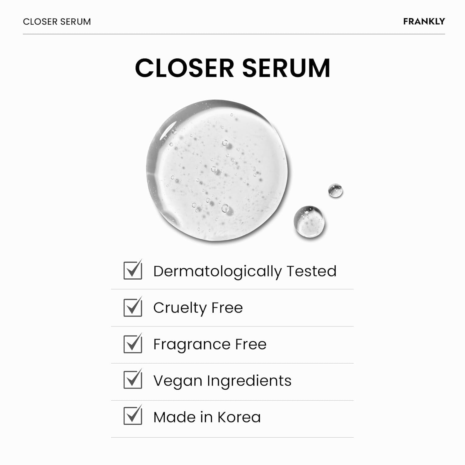 FRANKLY - Closer Serum [60ml]