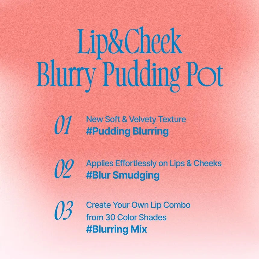 Fwee - Lip&Cheek Blurry Pudding Pot MV03 Baddie [5g]