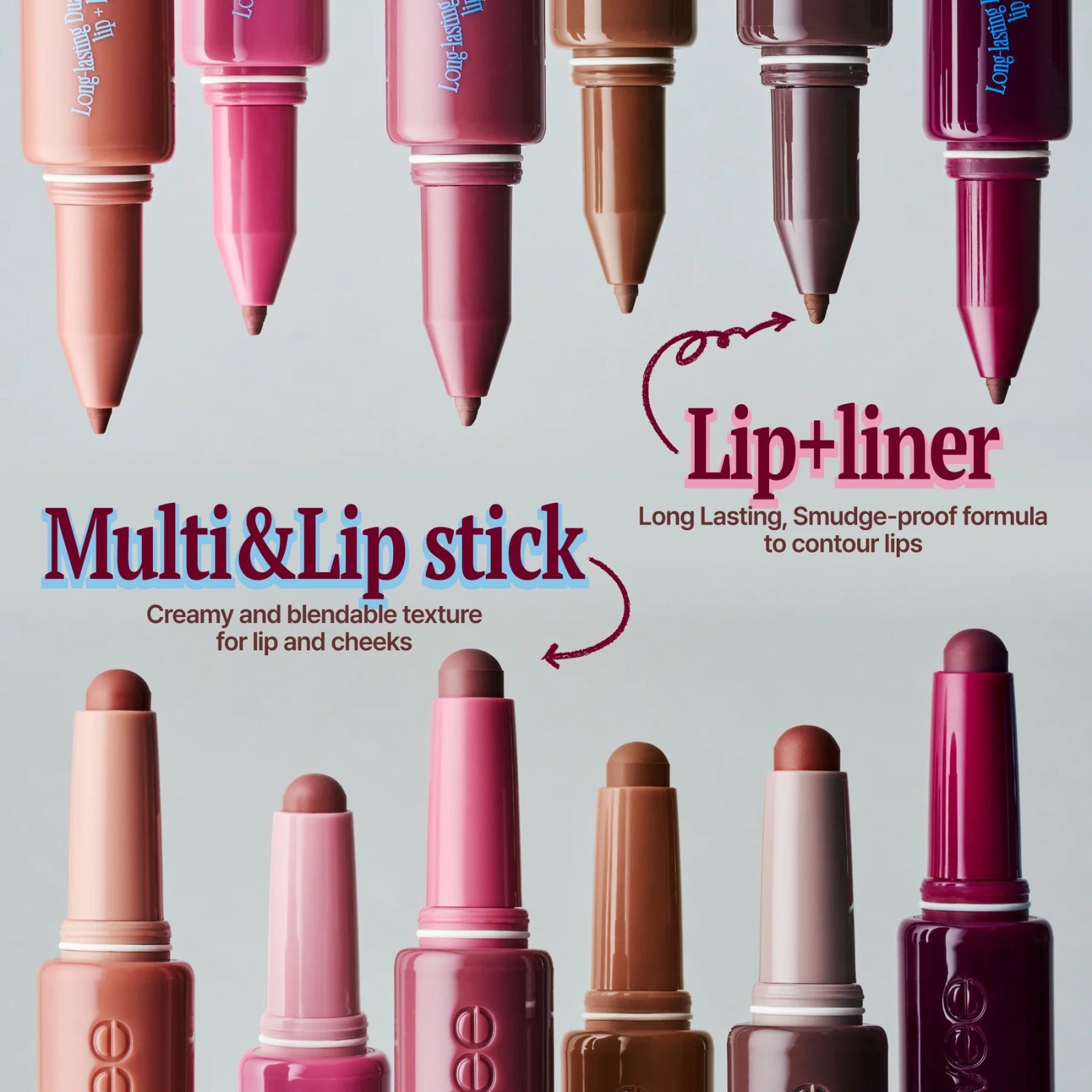 FWEE - Long-Lasting Dual Coloring Stick Lip Liner 04 Spill Tea [1.2g]
