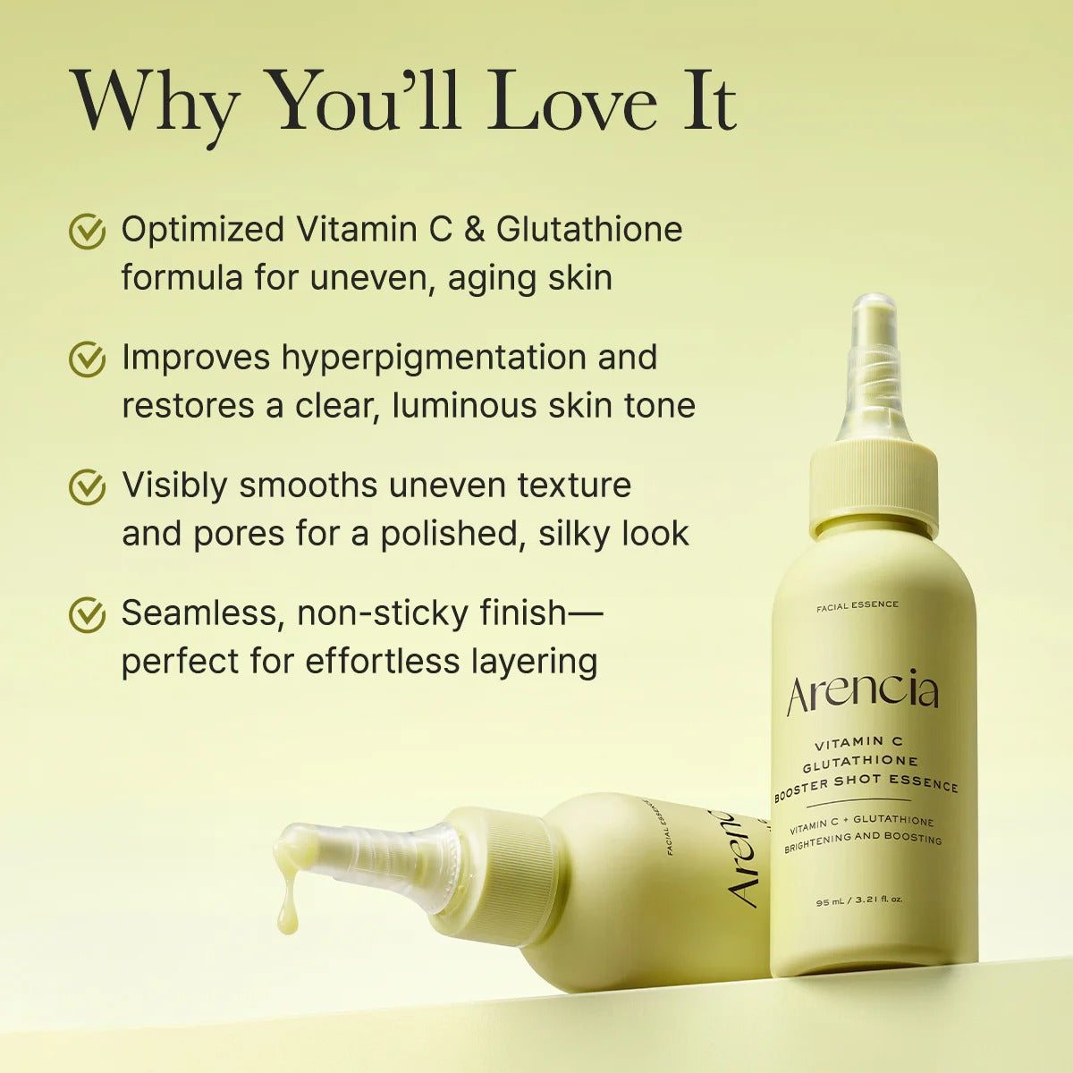 Arencia - Vitamin C Glutathione Booster Shot Essence [95ml]