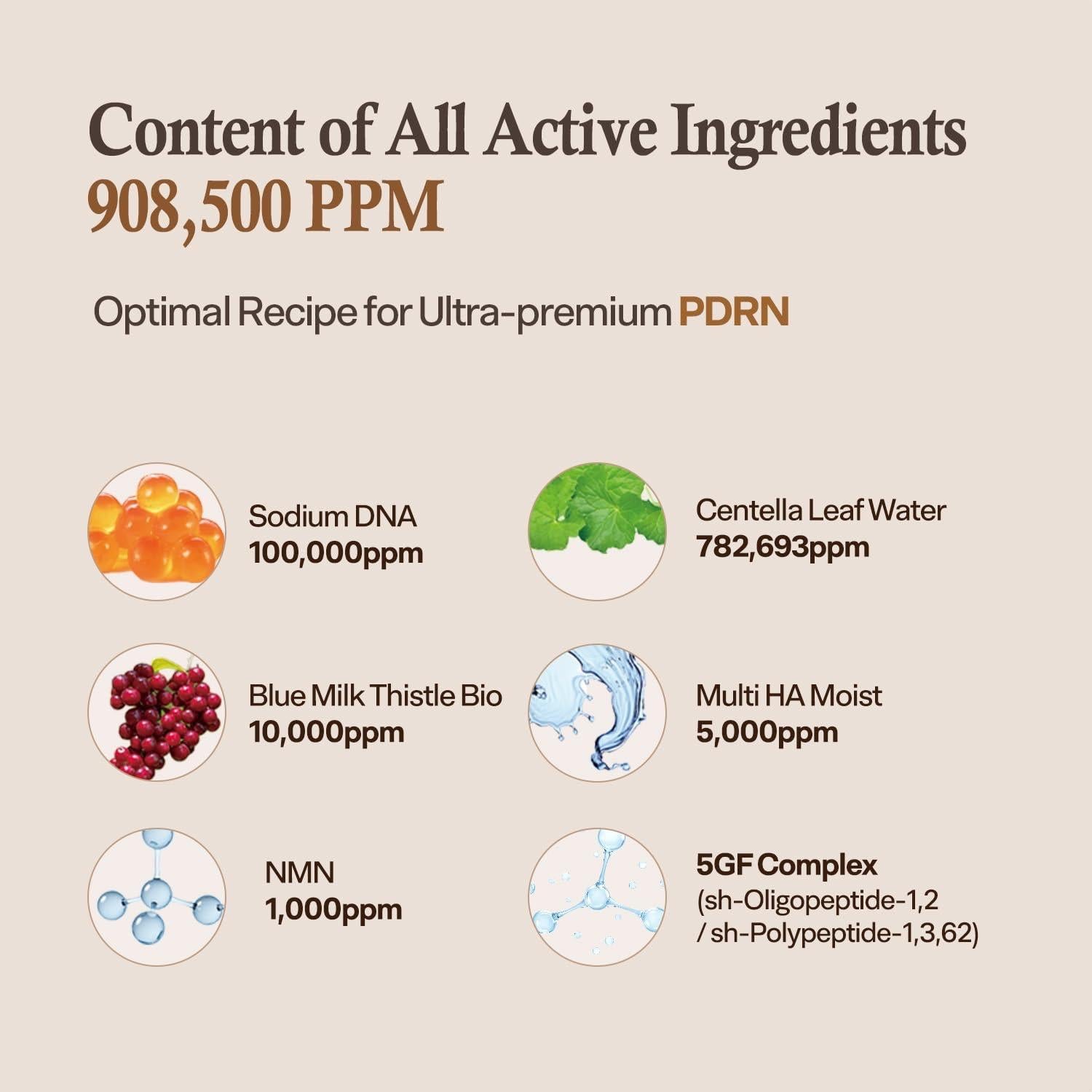 HEVEBLUE - Salmon Caring Centella New Pair PDRN Booster 100,000 Shot Essence 1pc Set